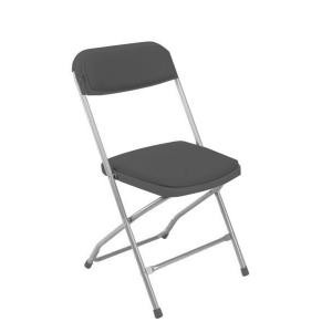Krzesło składane Polyfold plus aluminium z tapicerką