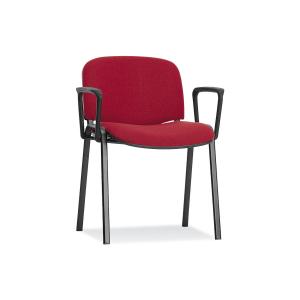 Krzesło konferencyjne ISO Arm black