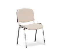 Krzesło konferencyjne ISO beige chrome