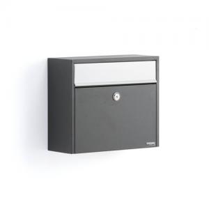 Skrzynka pocztowa GAZETTE, 330x390x150 mm, czarny